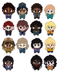 Some rp characters as chibis